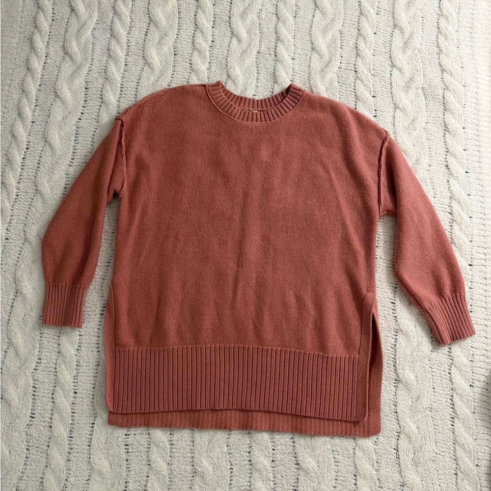 Aerie Dusty Rose Crew Neck Sweater